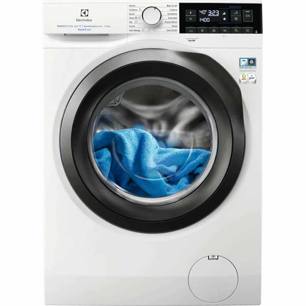 Стиральная машина Electrolux EW6F349BSA, защита от протечек, 14 программ, белая