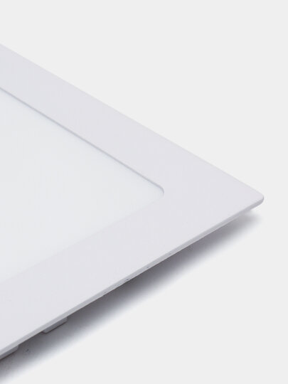 Светодиодная потолочная лампа квадратная панельная E-DO lighting 12W S 6500K набор из 5 штук — фото 1