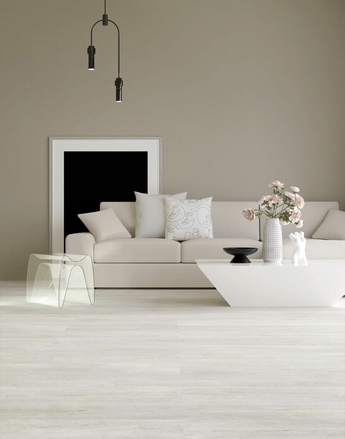 Керамогранит Sanamero Forest Line F212-3 Белое дерево, матовый/глазурованный (20 х 120 х 0,9 см) 1,44 м2, 6 шт/уп