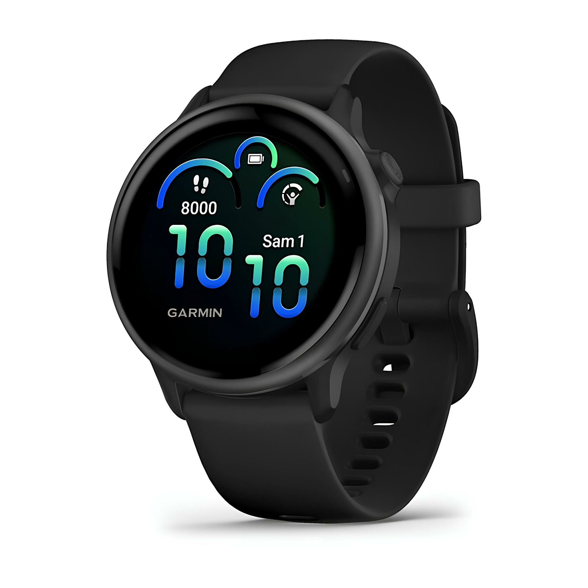 Смарт-часы Garmin Vivoactive 6 Black 010-02985-00, AMOLED-экран, до 11 дней без зарядки, Bluetooth 5.0