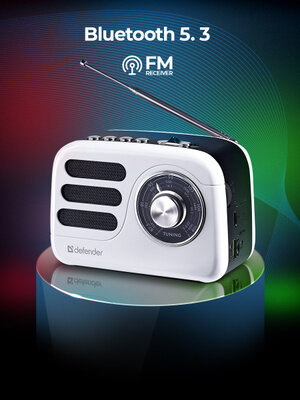 Радиоприёмник Defender "Signal", переносной, FM/AM/SW, поддержка MP3, интерфейс USB