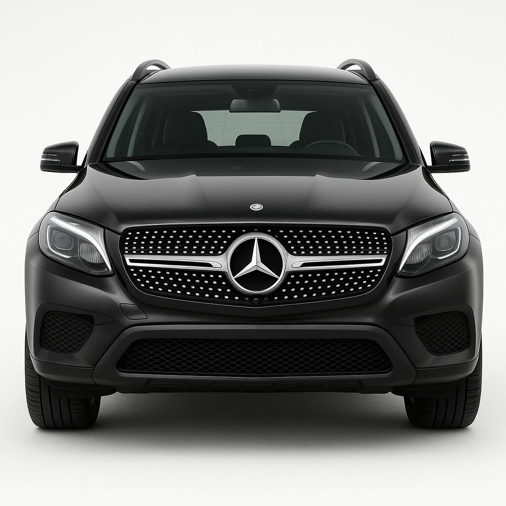 Решетка Радиатора на Mercedes GLK X204 в Стиле Diamond Рестайлинг