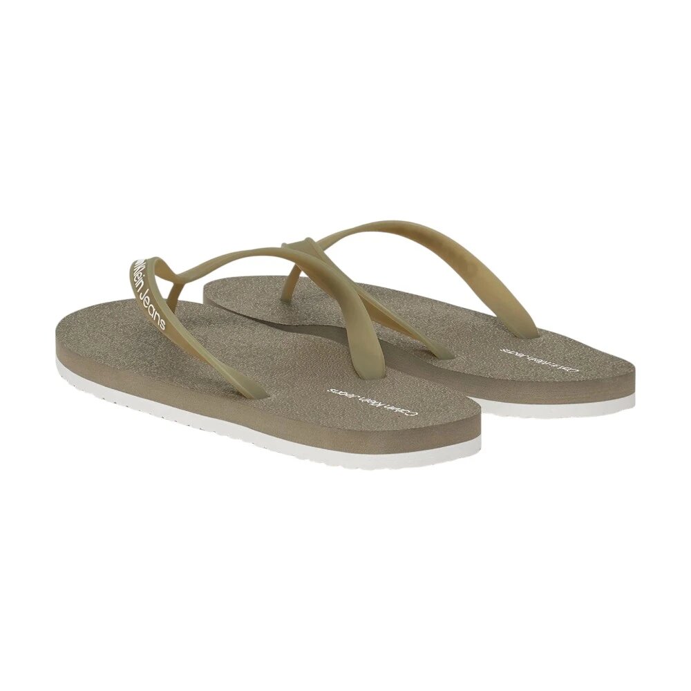 Сланцы CALVIN KLEIN, размер 43 EU, хаки — фото 1