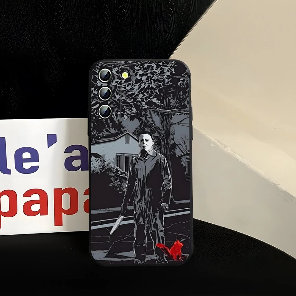 Чехол для телефона Michael Myers Halloween для Samsung Galaxy S25 S24 S21 S23 S22 Ultra Fe Plus A34 A16 A54 A24 A52 A53 M54 Cover z10 samsung S25PLUS 5G