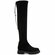 Сапоги Ботфорты ж Baldinini D5B220 CASUAL camoscio black tess.stretch nero 11 (2...