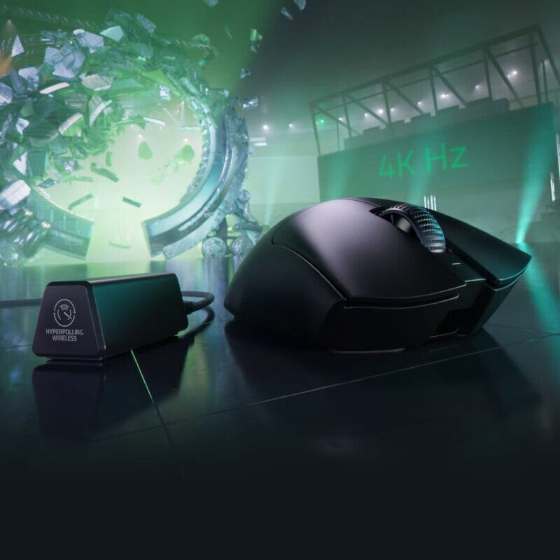 Игровая мышь, Razer DeathAdder V3 Pro беспроводная легкая, черная — фото 1