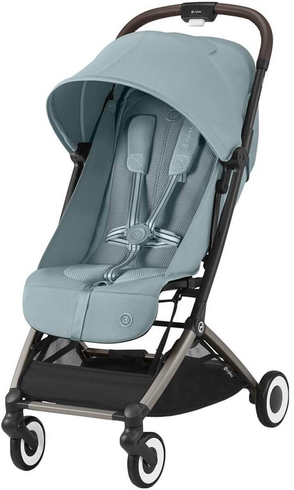 Cybex Orfeo (Stormy Blue с дождевиком и бампером)