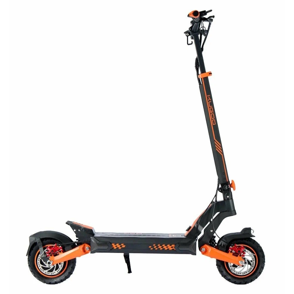 Электроcамокат Kugoo Kirin F3 plus черный, 1000w/ 48v/ 20.8ah складной — фото 1