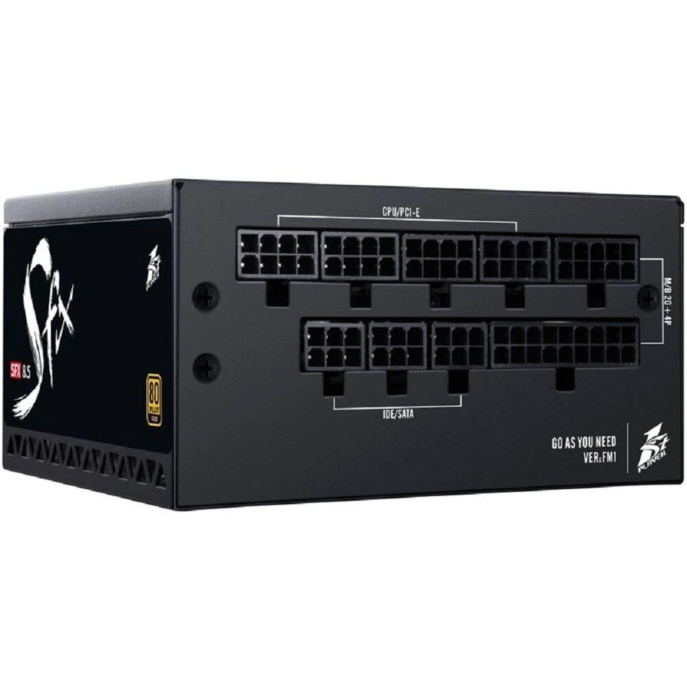 Блок питания 1STPLAYER SFX 850W GOLD / SFX, APFC, 80 PLUS Gold, SR + LLC + DC-DC, 80mm fan, full modular / PS-850SFX — фото 1