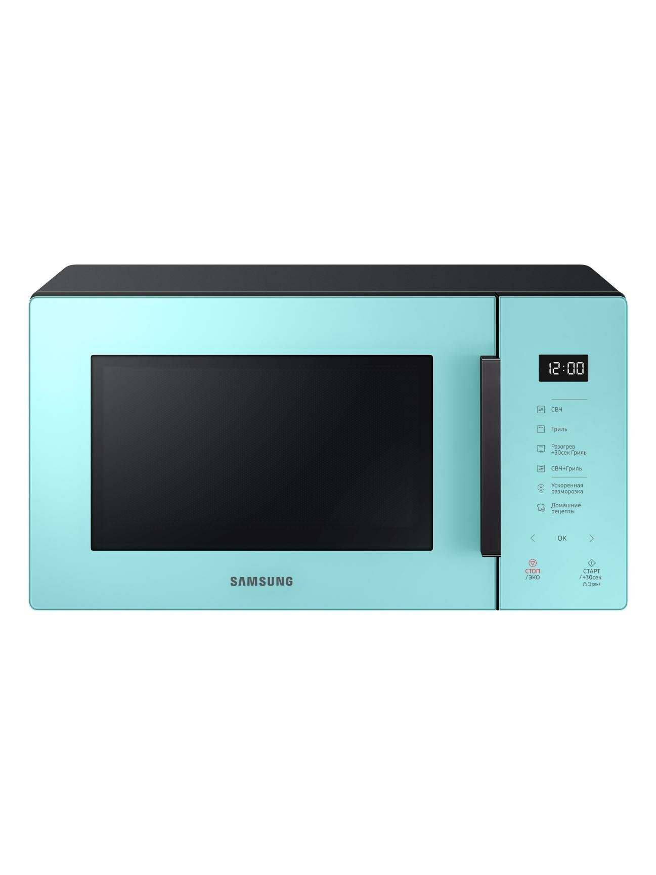 Микроволновая печь с грилем Samsung MG23T5018AN/BW — фото 1