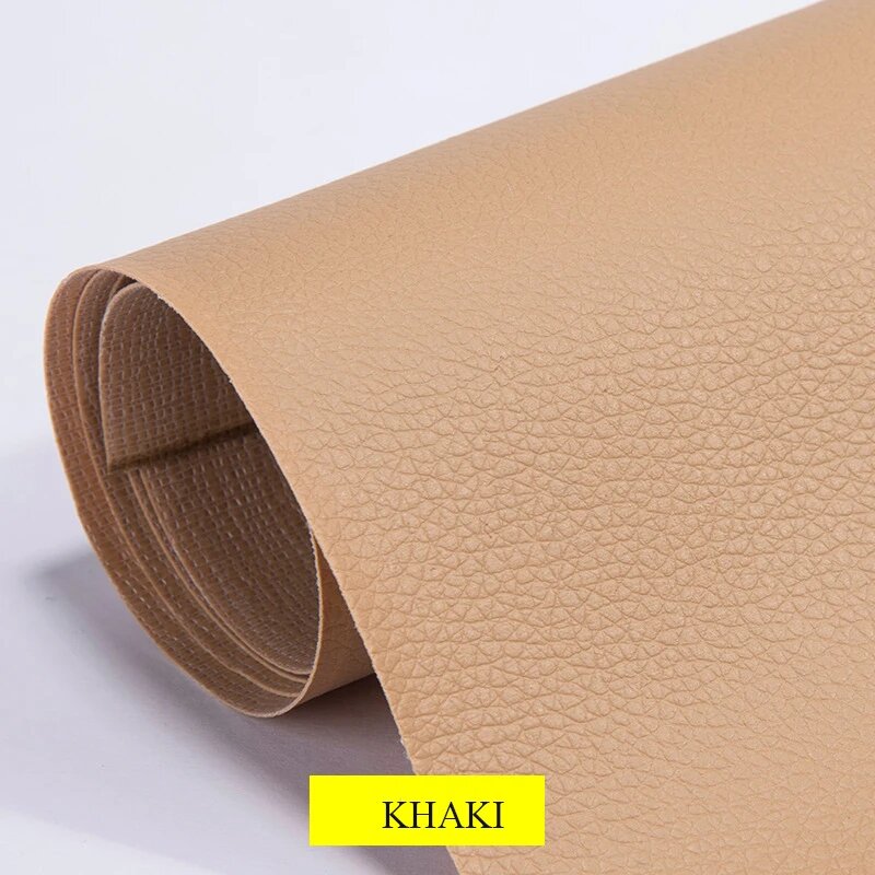 Самоклеящиеся заплатки из искусственной кожи 20x30 см khaki 20x30CM