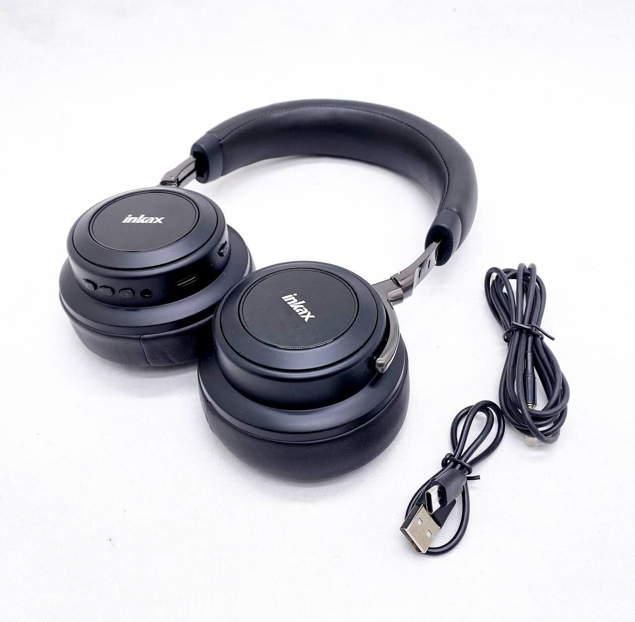 Наушники True Wireless INKAX H09, ANC, Bluetooth 5.0, черные — фото 1