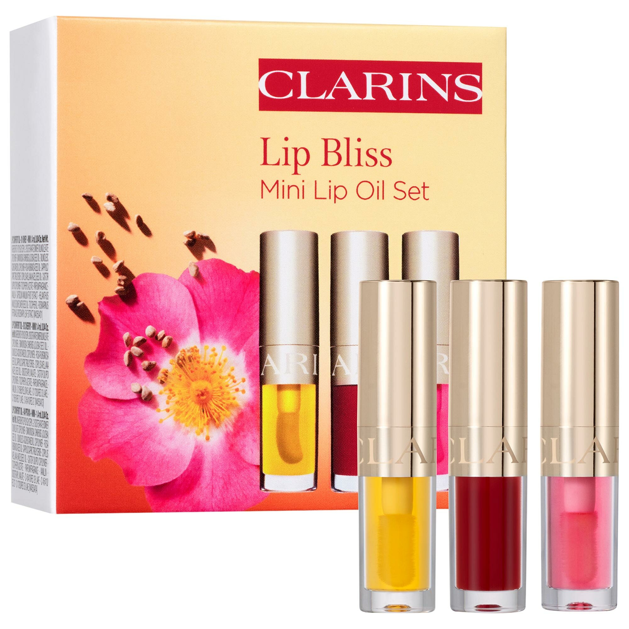 Набор масел для губ Clarins Lip Comfort, увлажняющий, с блеском, без липкости