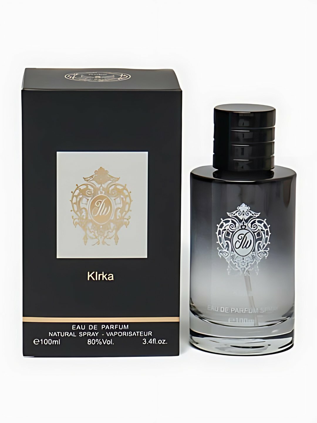 Мужская парфюмированная вода Kirka Eau de Parfum, 100мл, черный флакон, стойкость до 10 часов