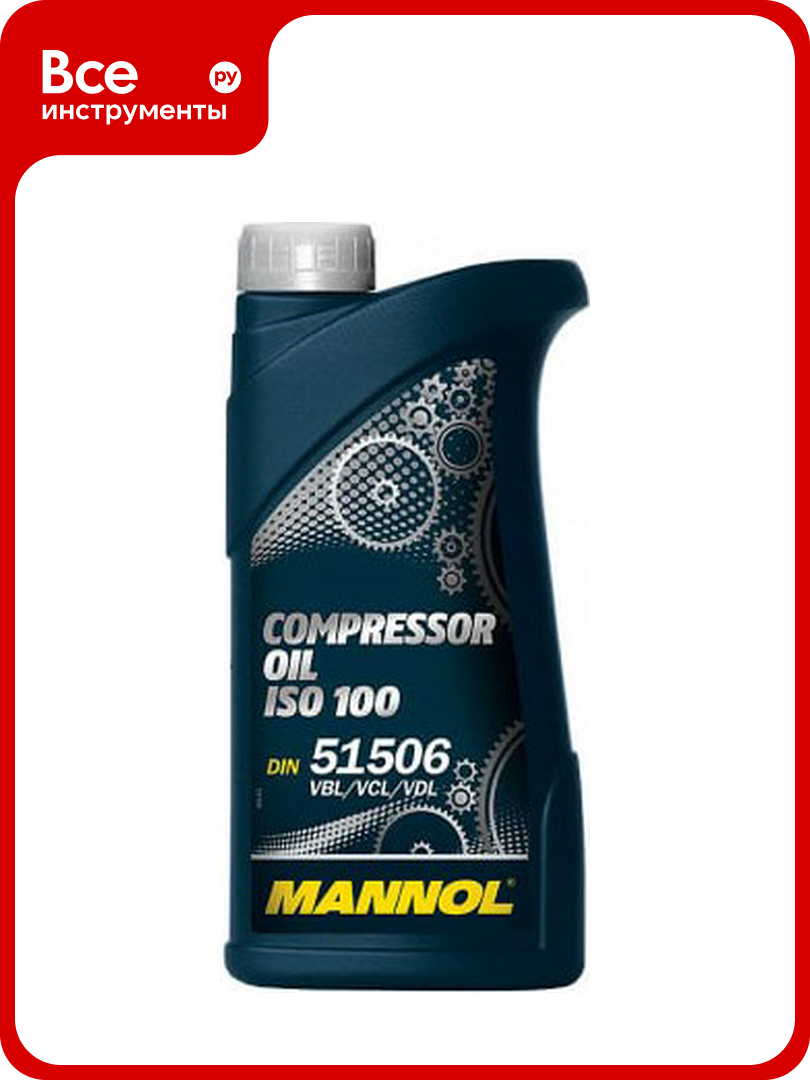 Mасло компрессорное для уличного использования 1л Compressor Oil ISO-100 MANNOL 1918