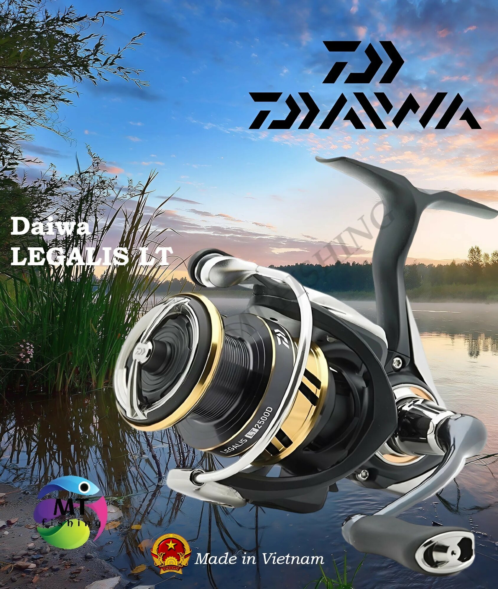 Катушка рыболовная спиннинговая LEGALIS LT 2500