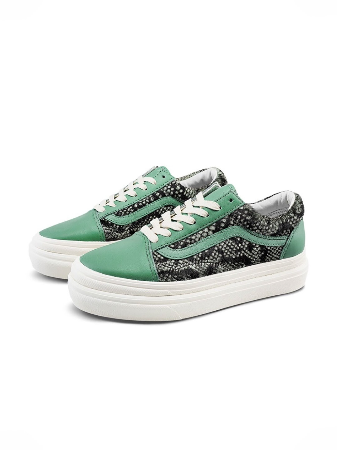 Кроссовки VANS Comfort, полнота F, размер 37, green-gecko
