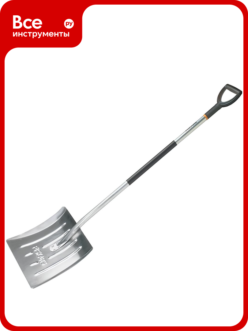 Снеговая алюминиевая лопата Fiskars 532x1570 мм 1001636