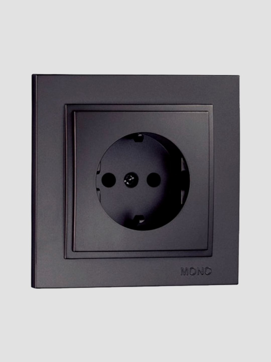 Розетка Despina, с заземлением Voltus MONO ELECTRIC, белый, черный, серебряный, золотой, хром