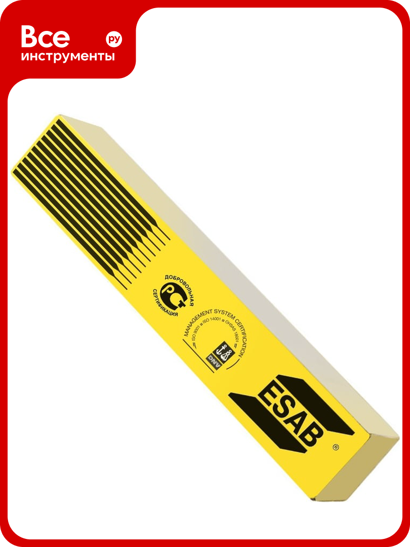 Сварочные электроды МР-3 (3.0x350 мм; 5 кг) ESAB 4595303WE0