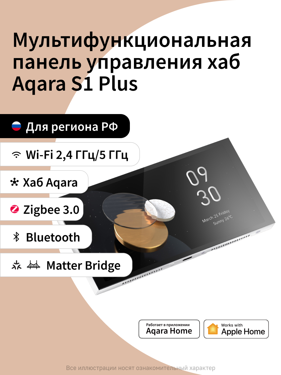 Мультифункциональная панель управления (хаб) Aqara S1 Plus MP-K03D