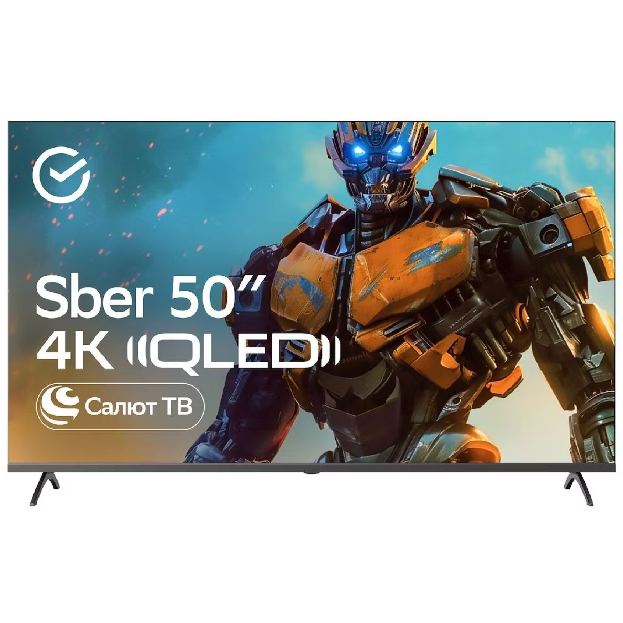 Умный телевизор QLED Sber SDX-50UQ5235 на ОС Салют ТВ