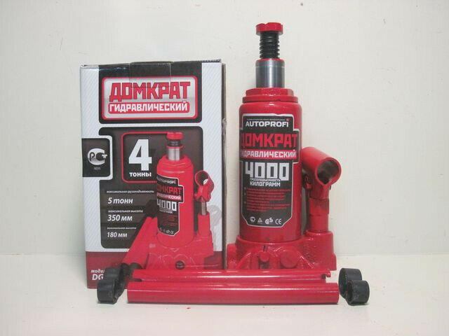 Домкрат бутылочный 4 т. Autoprofi 180-350 мм