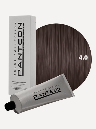 Изображение товара Стойкая крем краска для волос Пантеон Panteon 100 мл - PANTEON 4.0 Шатен