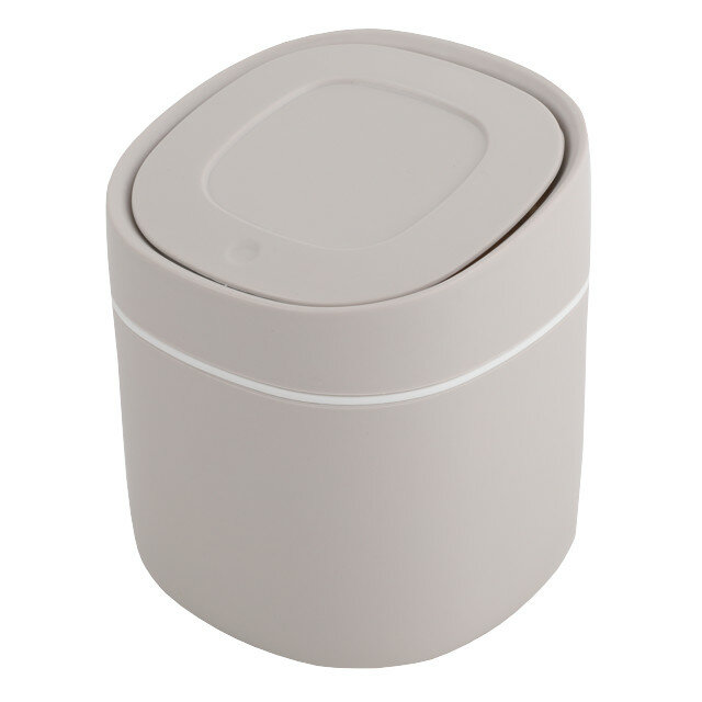 Контейнер для мусора TODELIA Универсал 1л настольный пластик белый