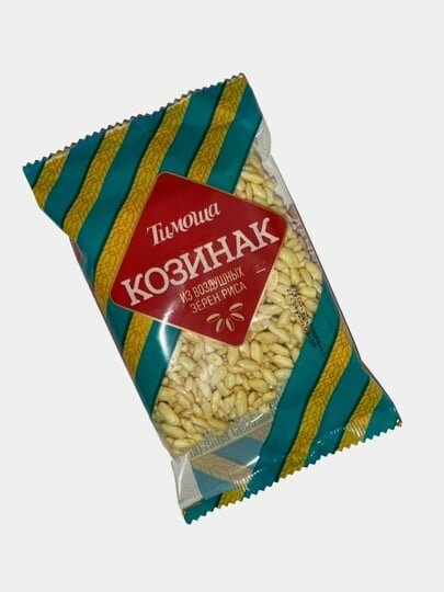 Козинак из воздушных зёрен риса "Тимоша", 50 г — фото 1