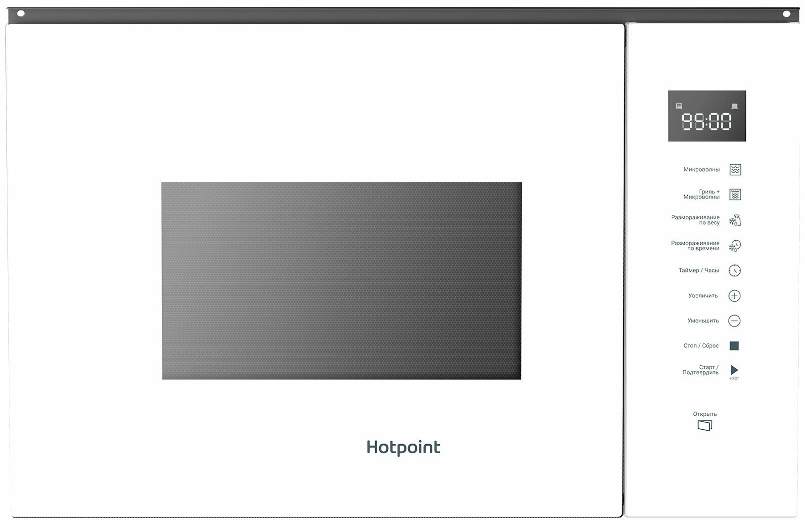 Встраиваемая микроволновая печь СВЧ Hotpoint MF25G WH H