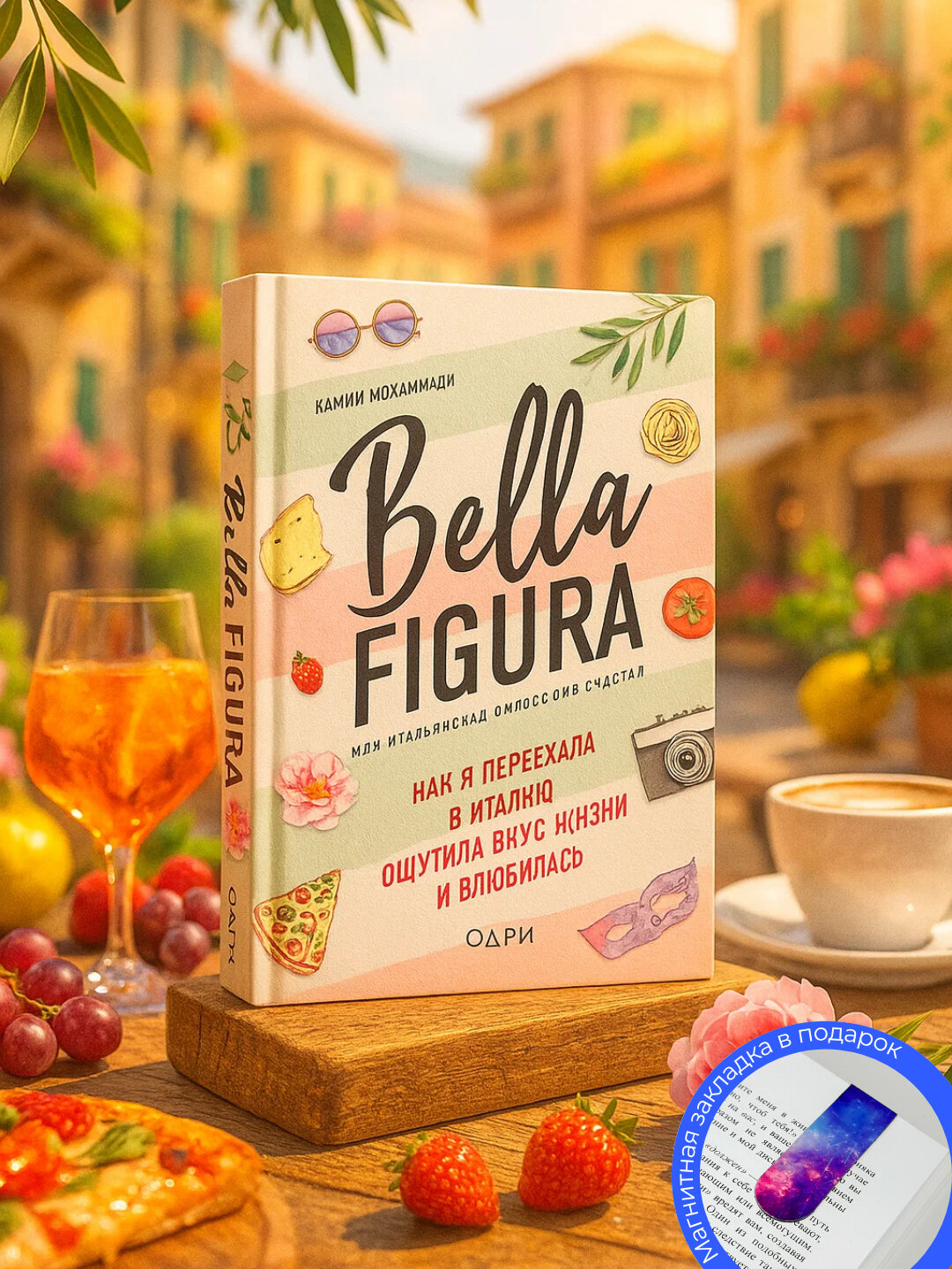 Книга Камин Мохаммади "Bella Figura, или Итальянская философия счастья", , 273 стр, черно-белые иллюстрации