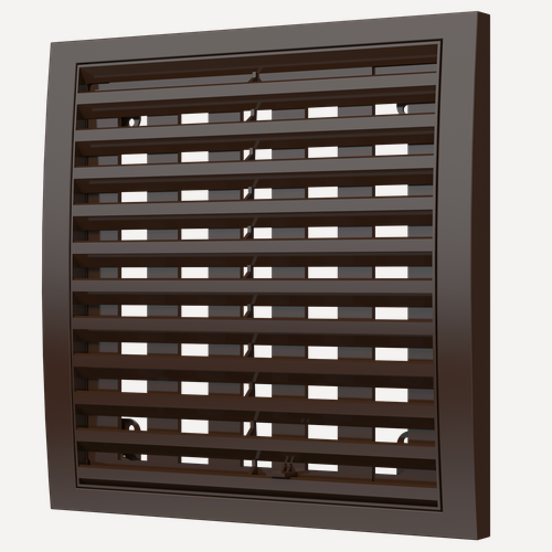Изображение товара Вентиляционная решетка ERA Street line 2020РРПН 200 x 200 мм коричневый
