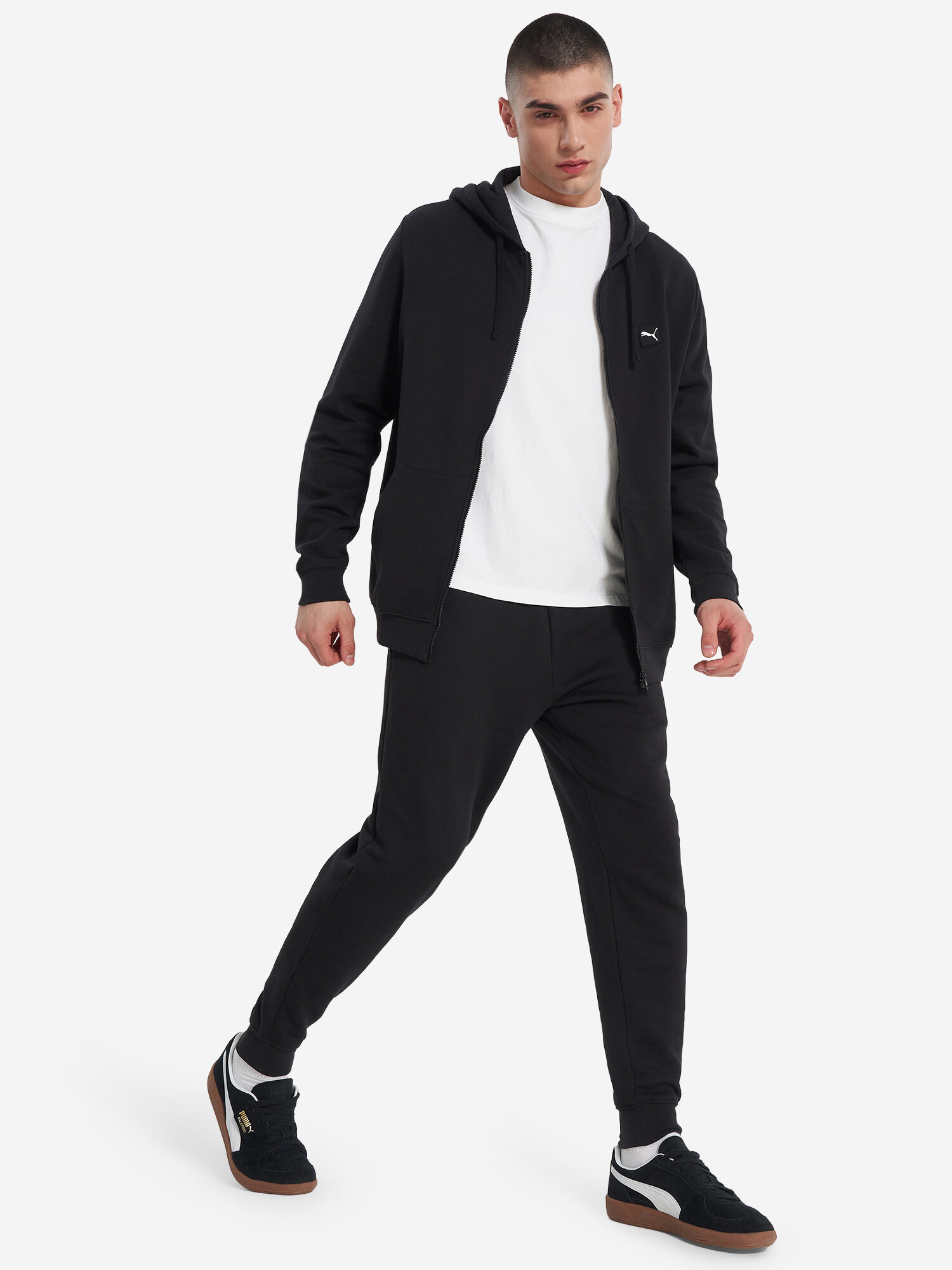 Толстовка спортивная PUMA, размер M, , черный — фото 1