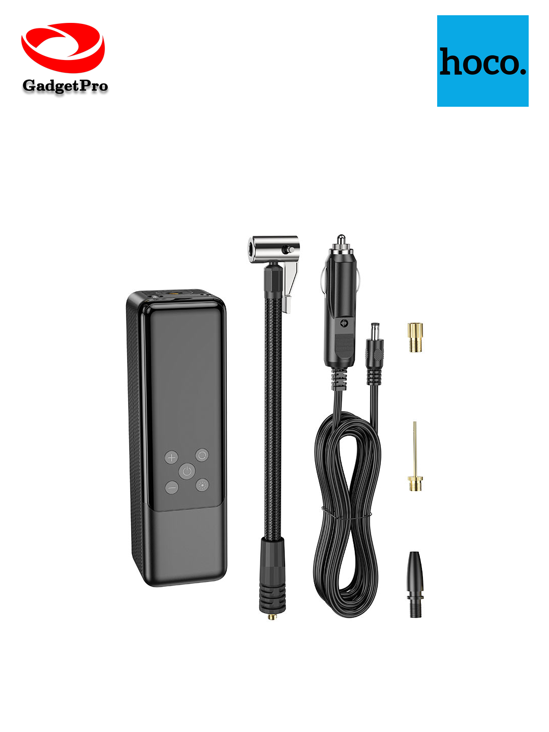 Hoco ZP5 May Smart Air Pump: умный портативный воздушный насос для авто и велосипедов