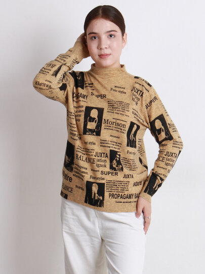 Свитер размер OneSize, , горчичный — фото 1