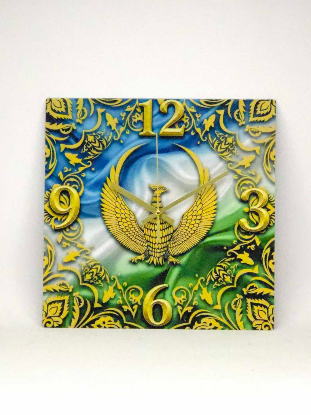 Подарочные Настенные часы Neoprint Орнамент, плавный ход, кварцевые, 29х29 см