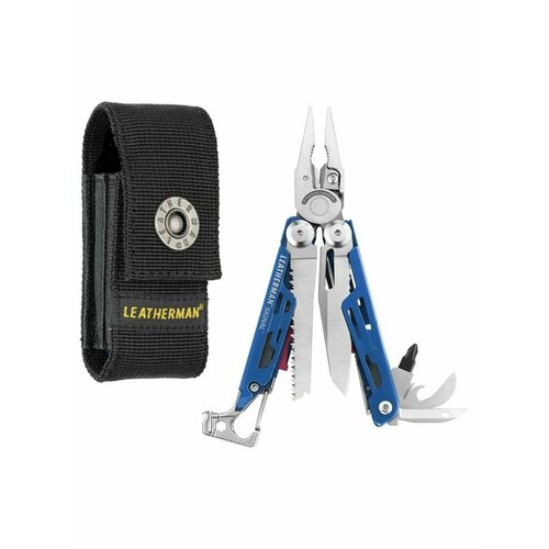 Мультитул LEATHERMAN Signal Cobalt, нержавеющая сталь,19 функций