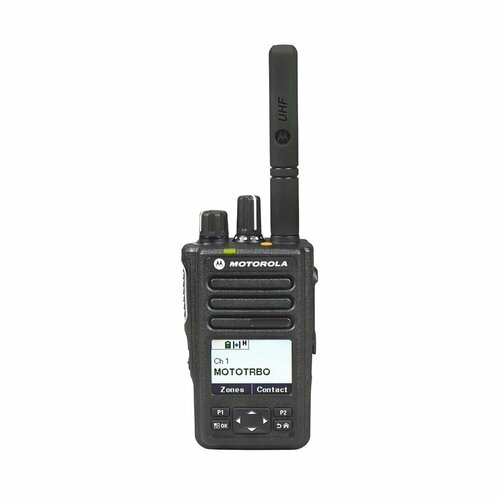 Рация motorola DP3661e VHF с AES 256 цифровая портативная радиостанция черный