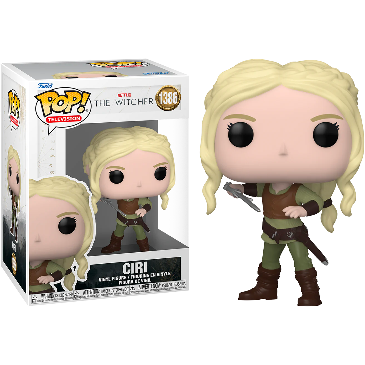 Фигурка Funko POP! Цири с мечом (Ciri with Sword) #1386