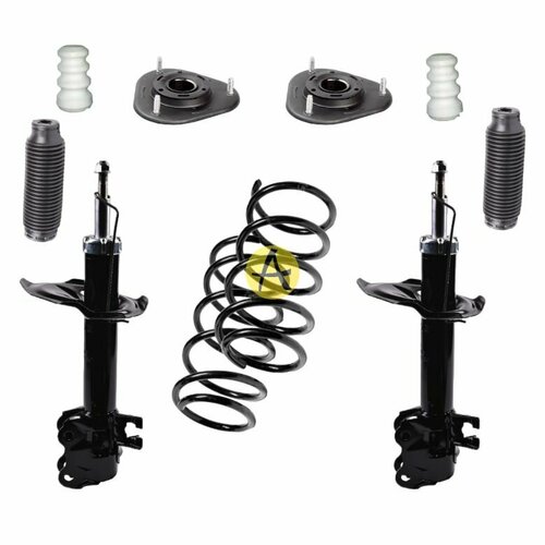 Комплект передней подвески пружины амортизаторы чашки Geely Emgrand EC7 2012- 16000₽