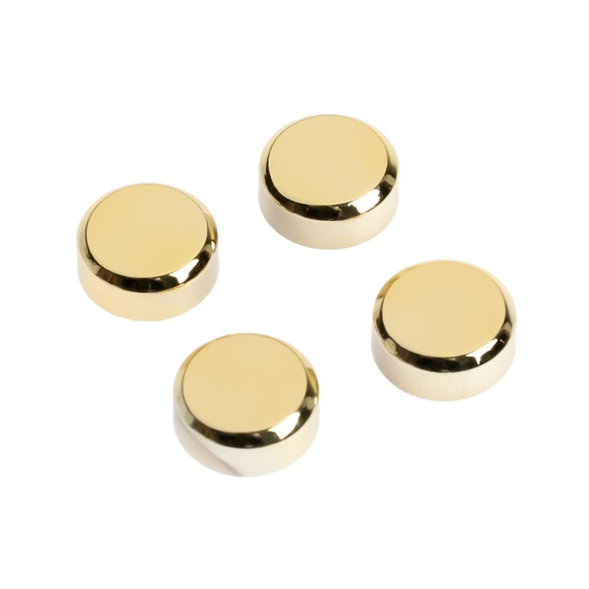 Зеркалодержатель тундра  d=20 мм без сверления цвет золото пластик 4 шт.