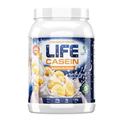 Протеин Tree of Life Life Casein, 907 гр., банан протеин notbad casein 600 гр банан