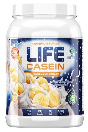 Протеин Tree of Life Life Casein, 907 гр., банан