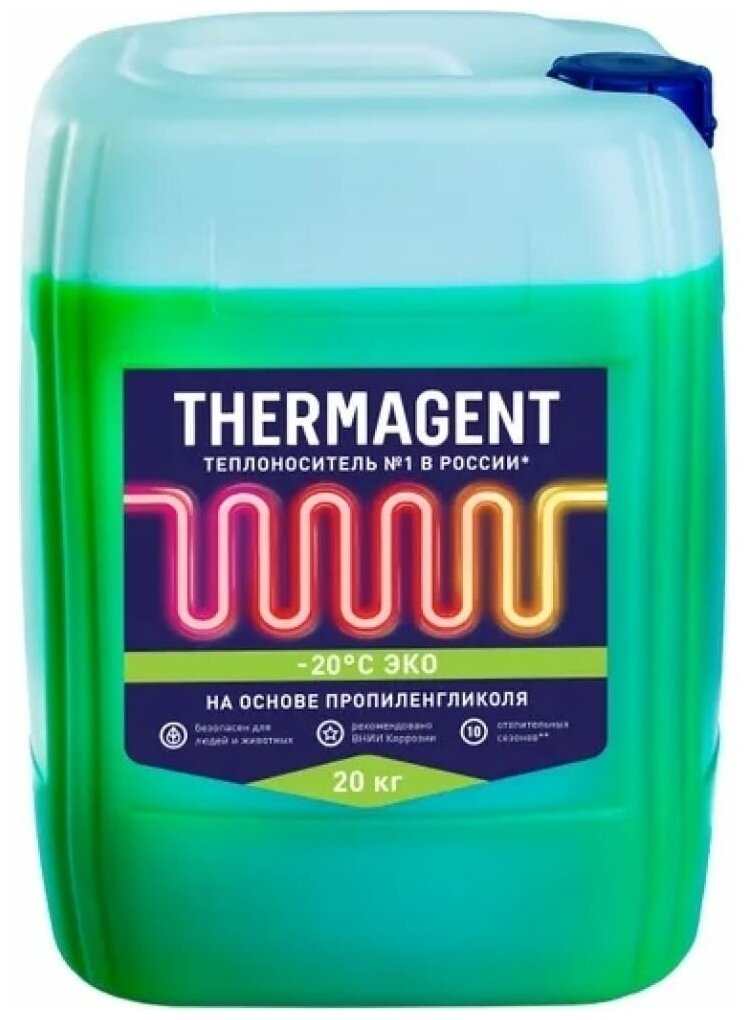 Теплоноситель Thermagent EКO-30*C 20кг на основе пропиленгликоля (пищевой)