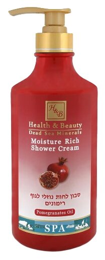 Крем для душа Health & Beauty Pomegranates oil, 780 мл, 900 г