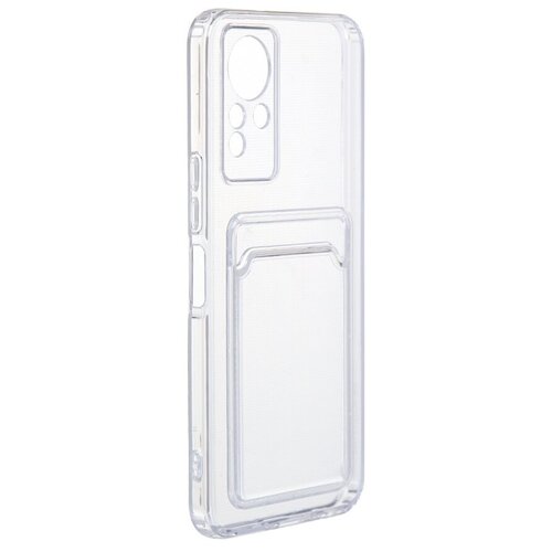 Накладка Zibelino для Infinix Note 12 Pro/Note 12 2023 Silicone Card Holder защита камеры Transparent ZSCH-INF-N12-CAM-TRN