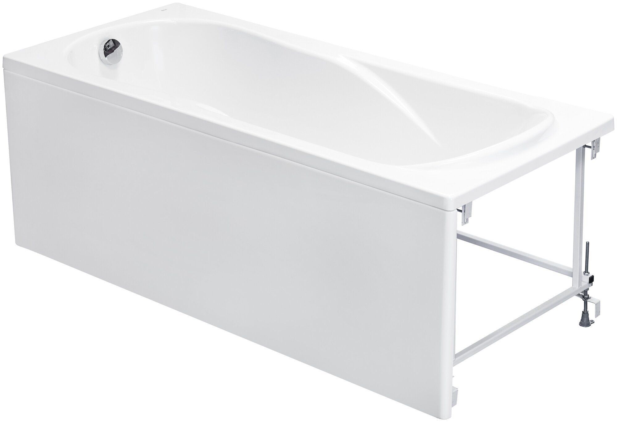 Uno ZRU9302870 Ванна прямоугольная 170x75 см (акрил, белый) Roca - фото №7