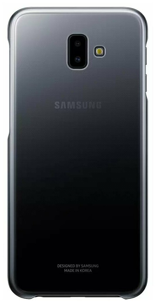 Чехол Samsung Gradation Cover для Galaxy J6+ черный