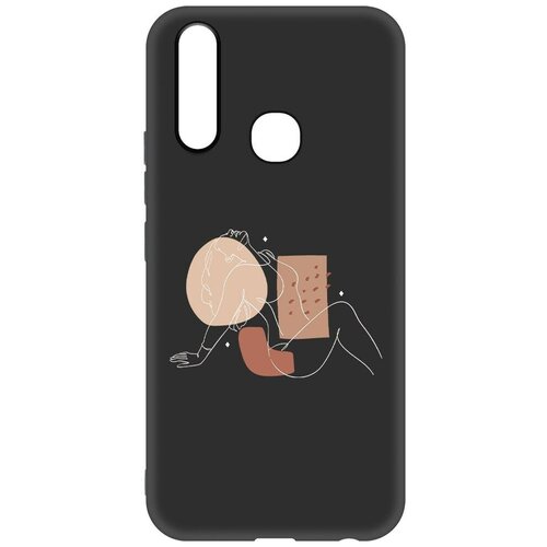 Чехол-накладка Krutoff Soft Case Чувственность для Vivo Y12 черный чехол накладка krutoff soft case чувственность для vivo y33s черный